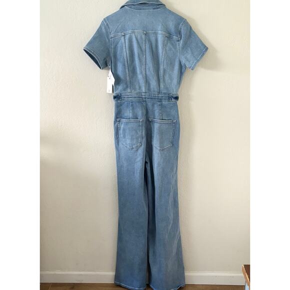 NWT Anthropologie Good American Fit for Success Denim Jumpsuit Size M - Picture 11 of 13
